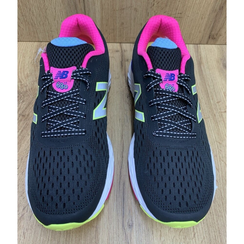 New Balance Fresh Foam 680 v6 Wide Women Running Shoes W680SD6 Black Pink 10.5 D - Picture 4 of 12